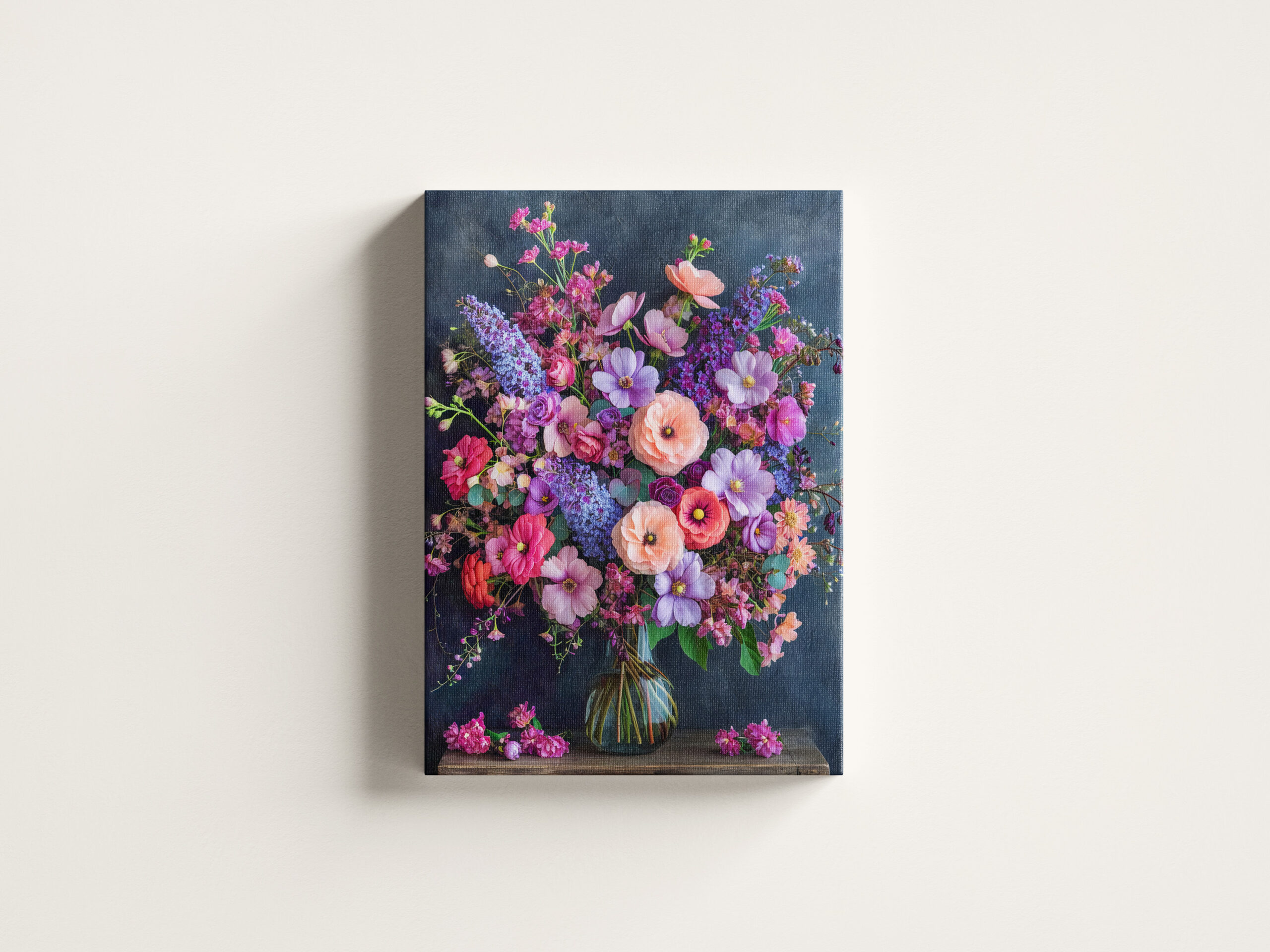 raxxa Canva: Colorful Mixed Flower Bouquet Still Life – Bild 3