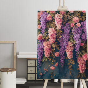 raxxa Canva: Wisteria Flower Cluster Still Life