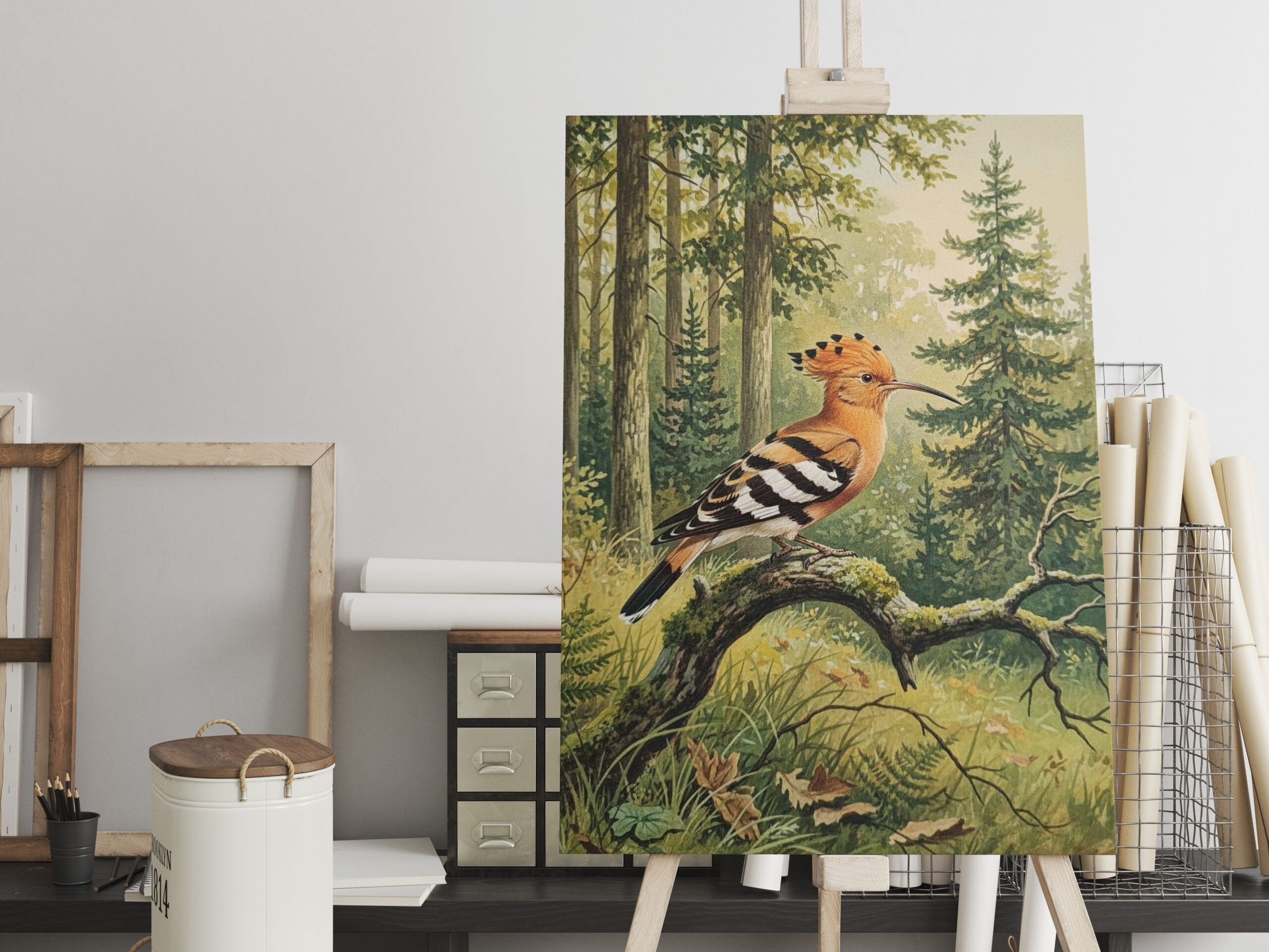 raxxa Canva: Wiedehopf - europäischer Vogel – Bild 2