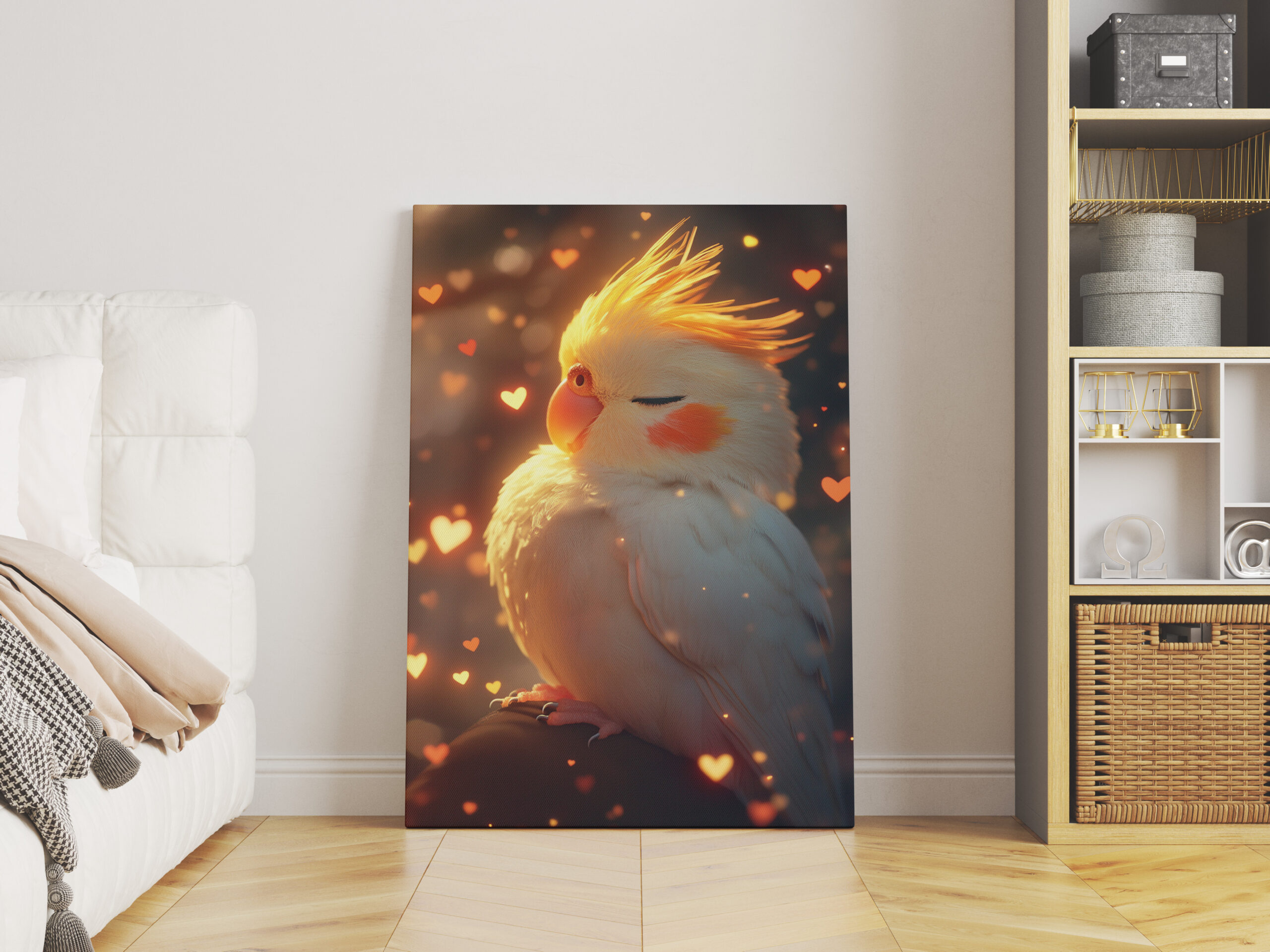 raxxa Canva: Niedlicher Nymphensittich im Traumland - immagine 2