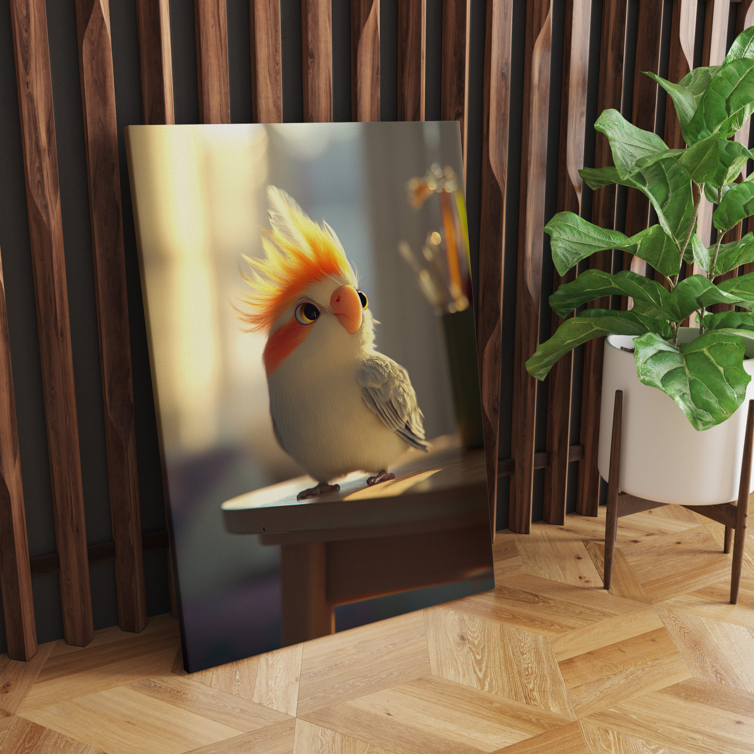 raxxa Canva: Niedlicher Nymphensittich - was mache ich als nächstes? - Imagen 2