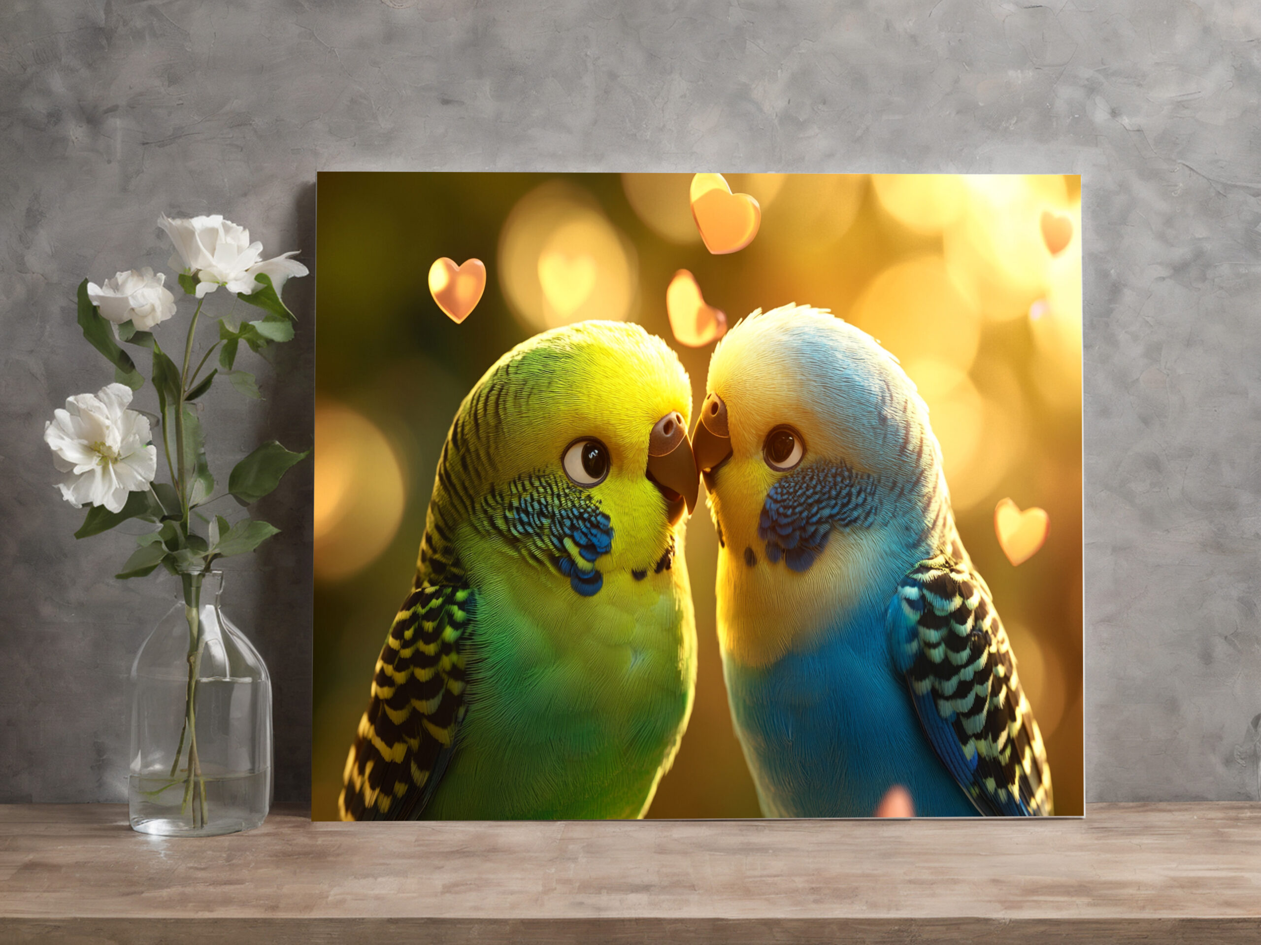 raxxa Canva: Fröhliche Wellensittiche - immagine 3