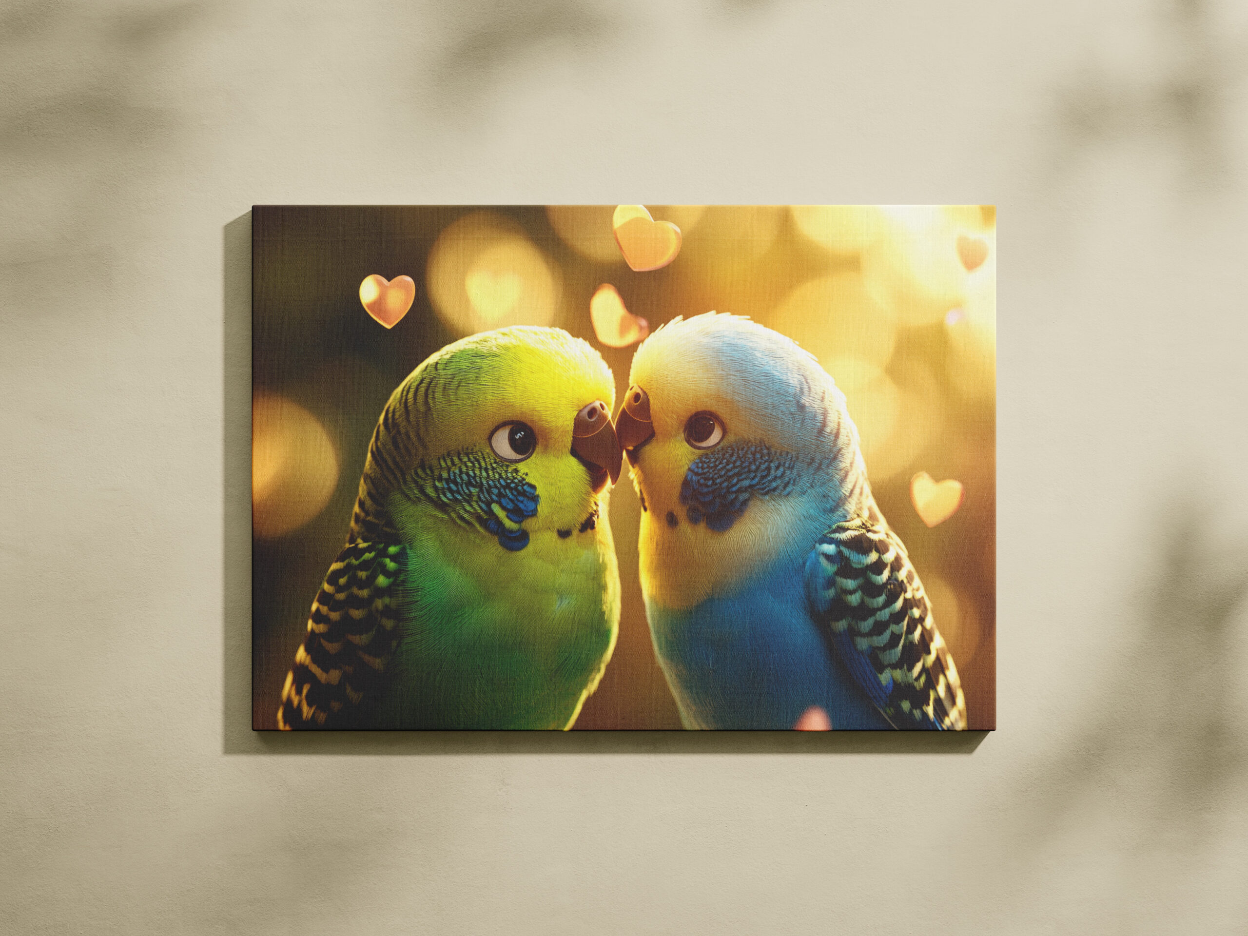 raxxa Canva: Fröhliche Wellensittiche - immagine 2
