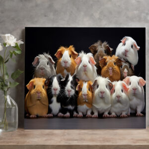 raxxa Canva: Gruppenbild mit fröhlichen Meerschweinchen