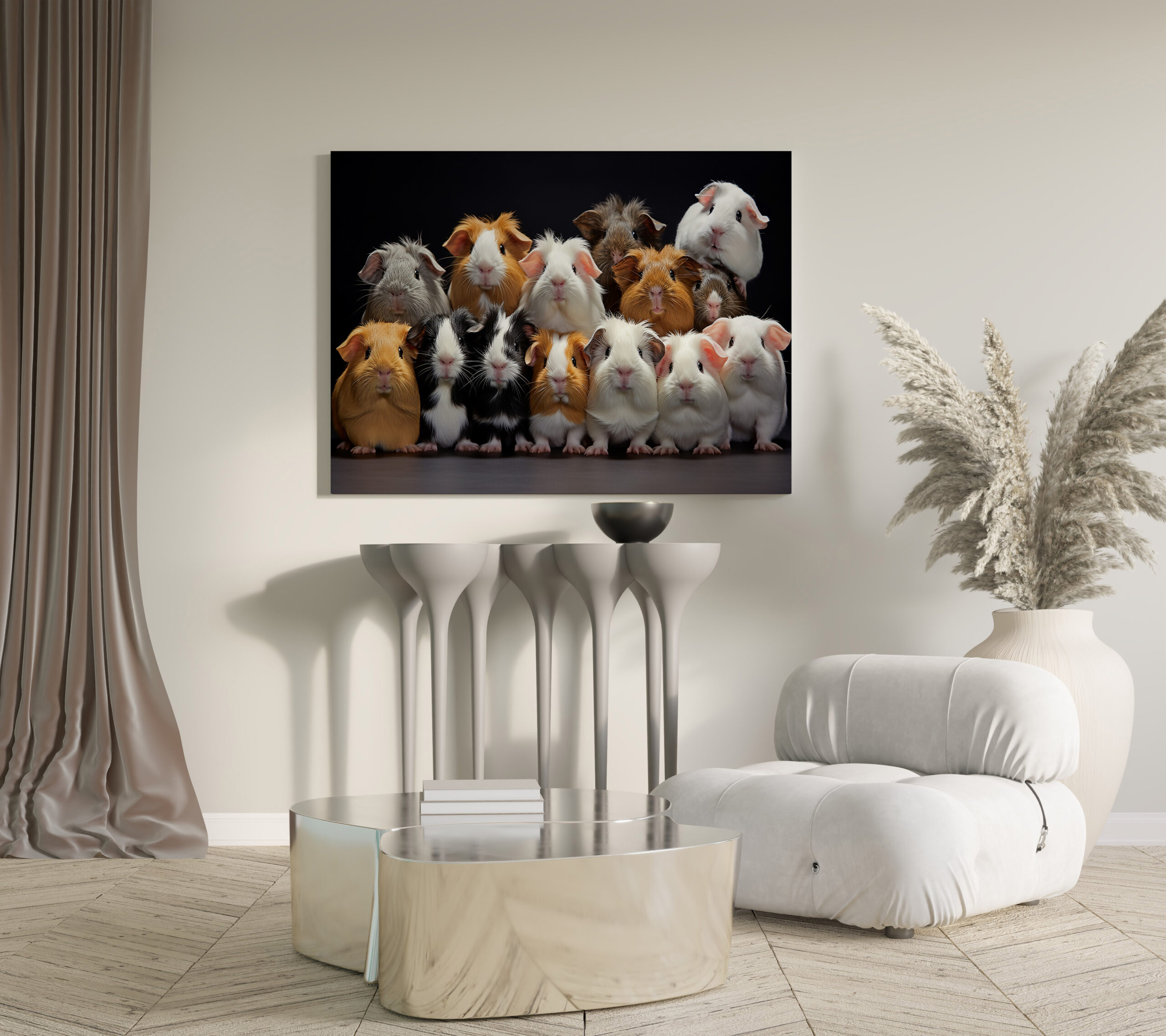 raxxa Canva: Gruppenbild mit fröhlichen Meerschweinchen – Bild 2