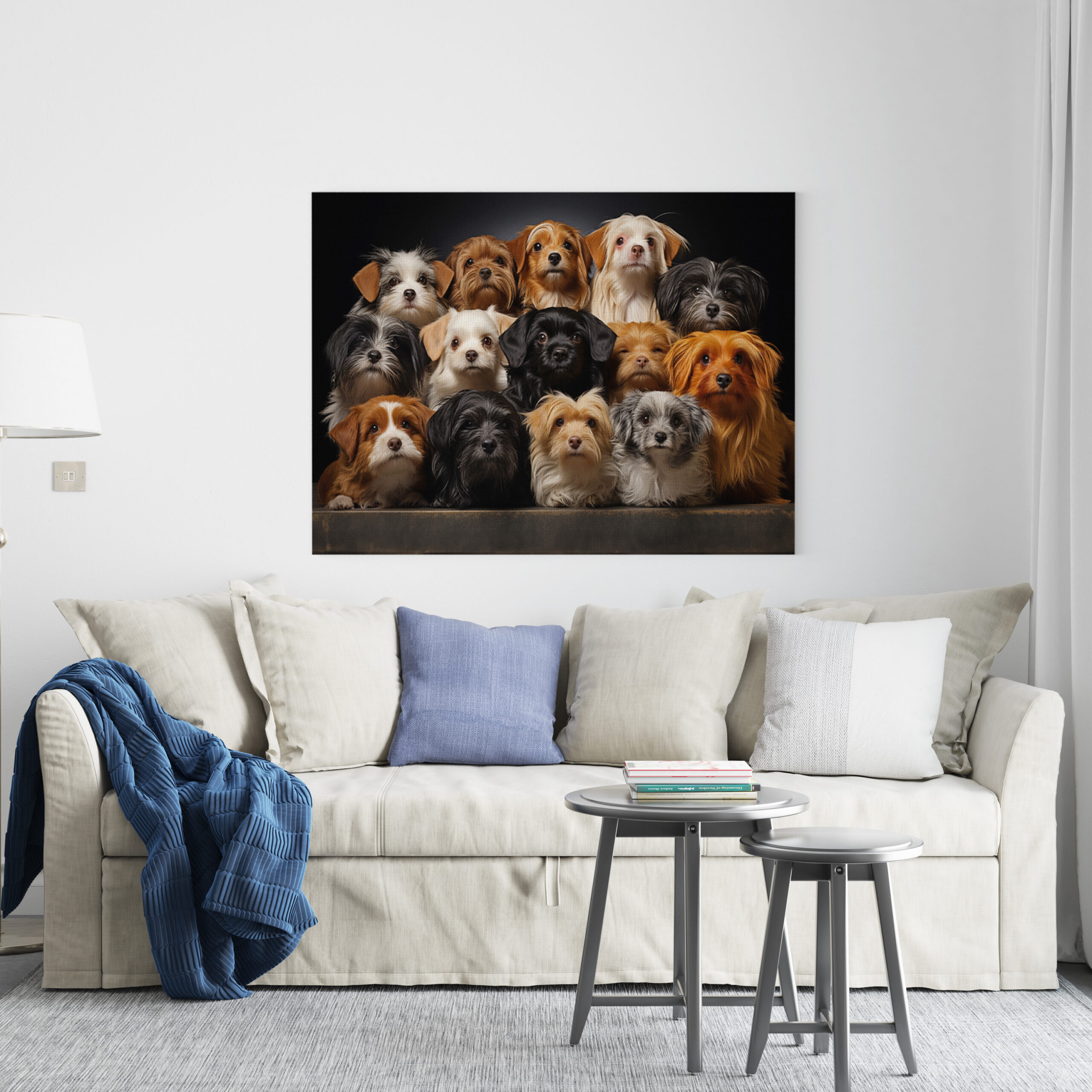 raxxa Canva: Gruppenbild mit neugierigen Hunden – Bild 2
