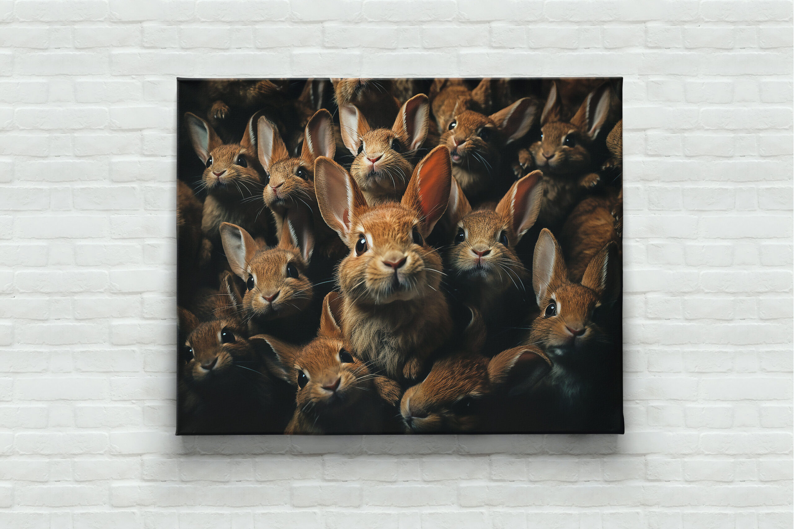 raxxa Canva: Gruppenbild mit neugierigen Kaninchen – Bild 2