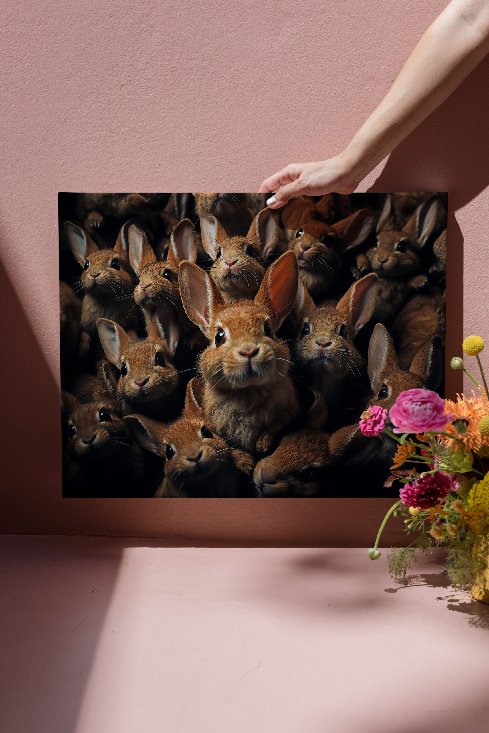 raxxa Canva: Gruppenbild mit neugierigen Kaninchen – Bild 3