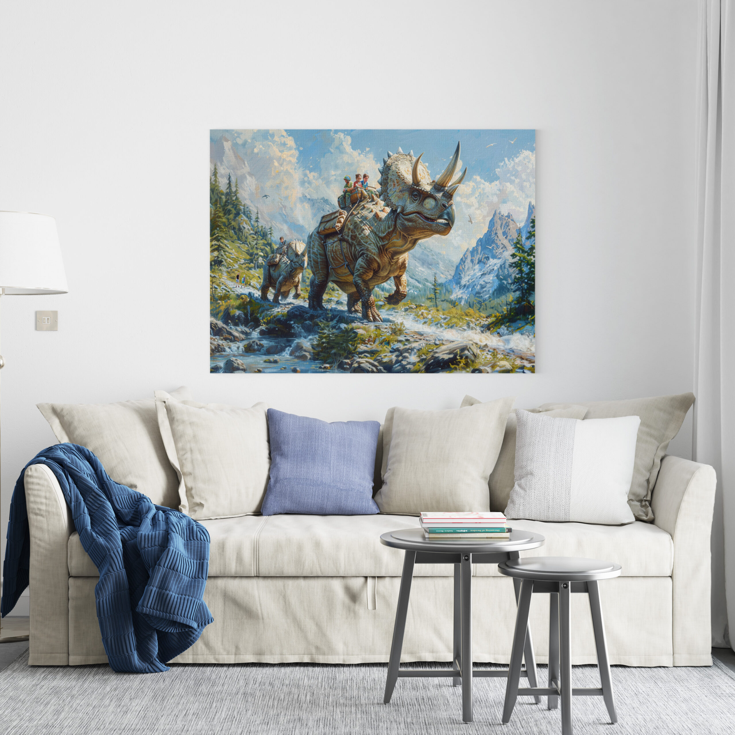 raxxa Canva: Dinosaurier Triceratops als Familienauto – Bild 2