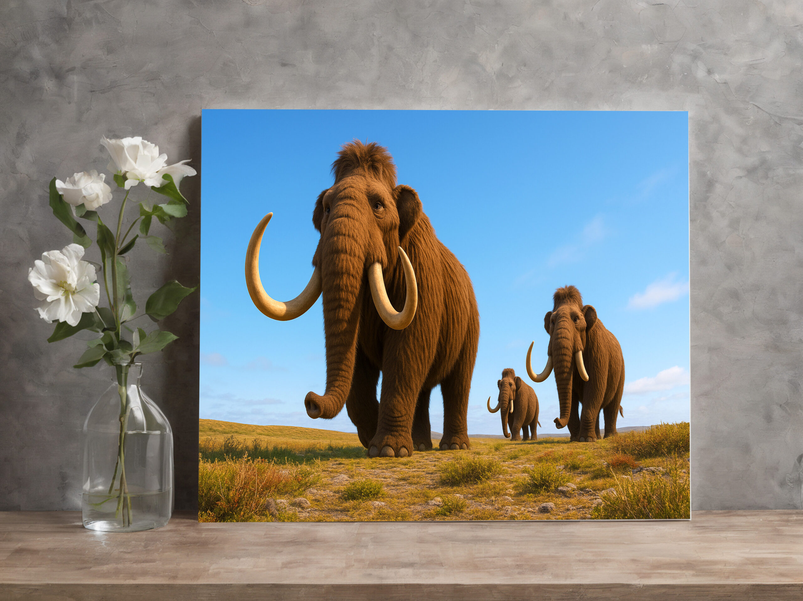 raxxa Canva: Ausgestorben in der Eiszeit - Mammut Mammuthus primigenius – Bild 3