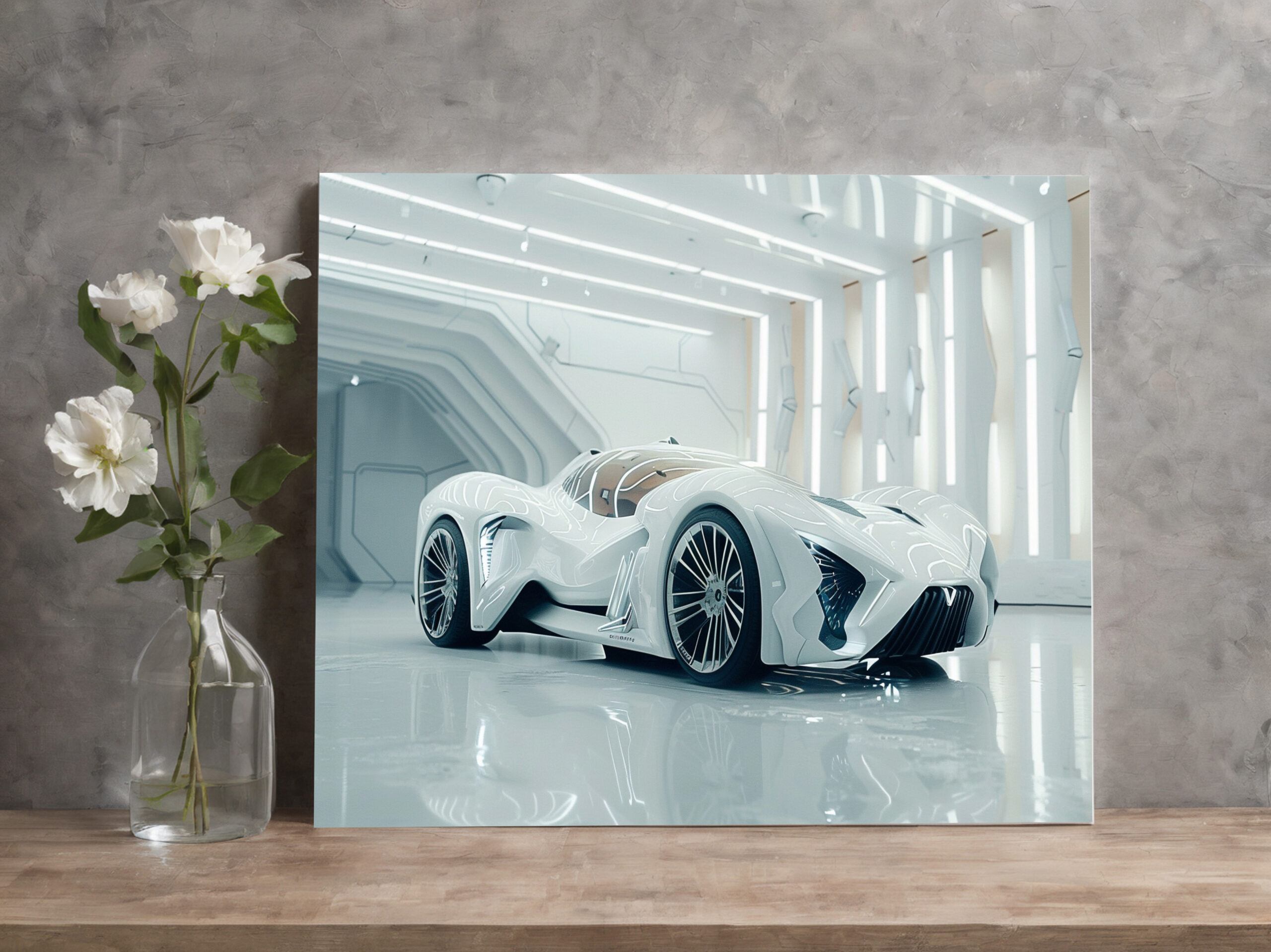 raxxa Canva: Hypermodernes Fahrzeug in coolem Design