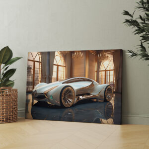 raxxa Canva: Futuristisches Auto eines Sammlers
