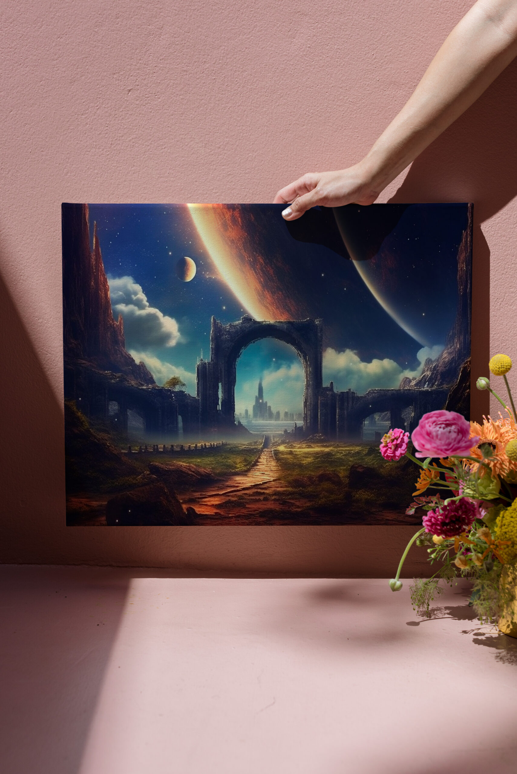 raxxa Canva: Bizarre Architektur auf einem fremden Planeten – Bild 2