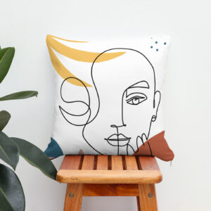 Kissen: Farbigen Formen