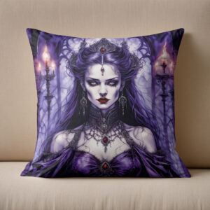 Kissen: Vampire Queen in Gothic Castle