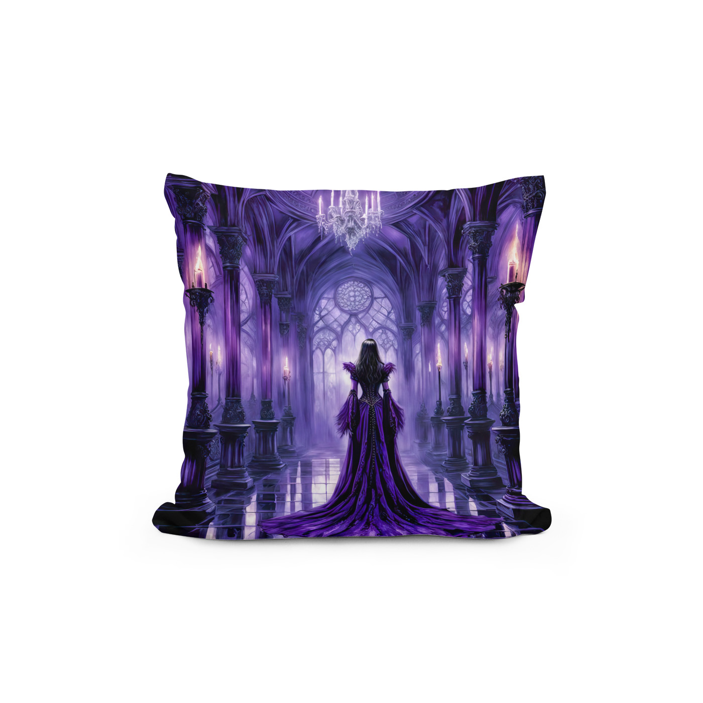 Kissen: Mystical Vampire Queen in Gothic Castle Hall - immagine 2