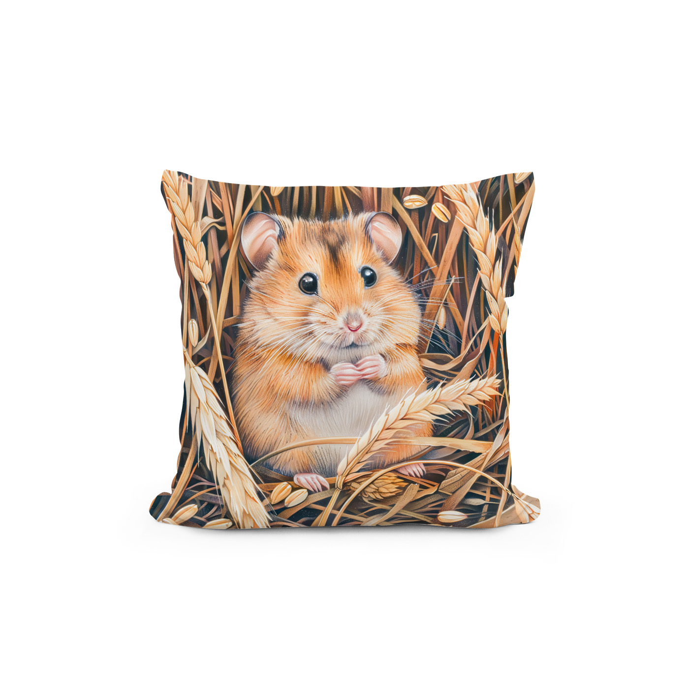 Kissen: Field Hamster in Golden Grain – Image 2