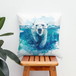 Kissen: Polar Bear in Arctic Waters