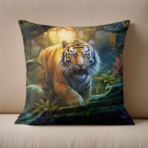 Kissen: Majestic Tiger Chinese Zodiac Artistry