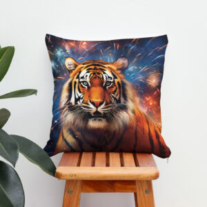 Kissen: Majestic Tiger Chinese Zodiac Artistry