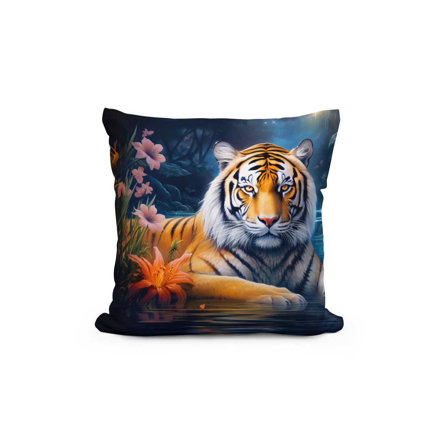 Kissen: Majestic Tiger Chinese Zodiac Artistry – Image 2