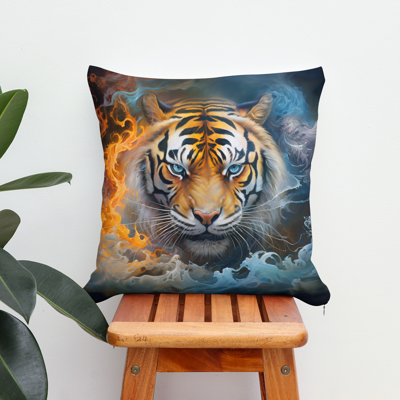 Kissen: Majestic Tiger Chinese Zodiac Artistry - immagine 2