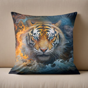 Kissen: Majestic Tiger Chinese Zodiac Artistry