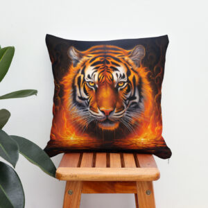 Kissen: Majestic Tiger Chinese Zodiac Artistry