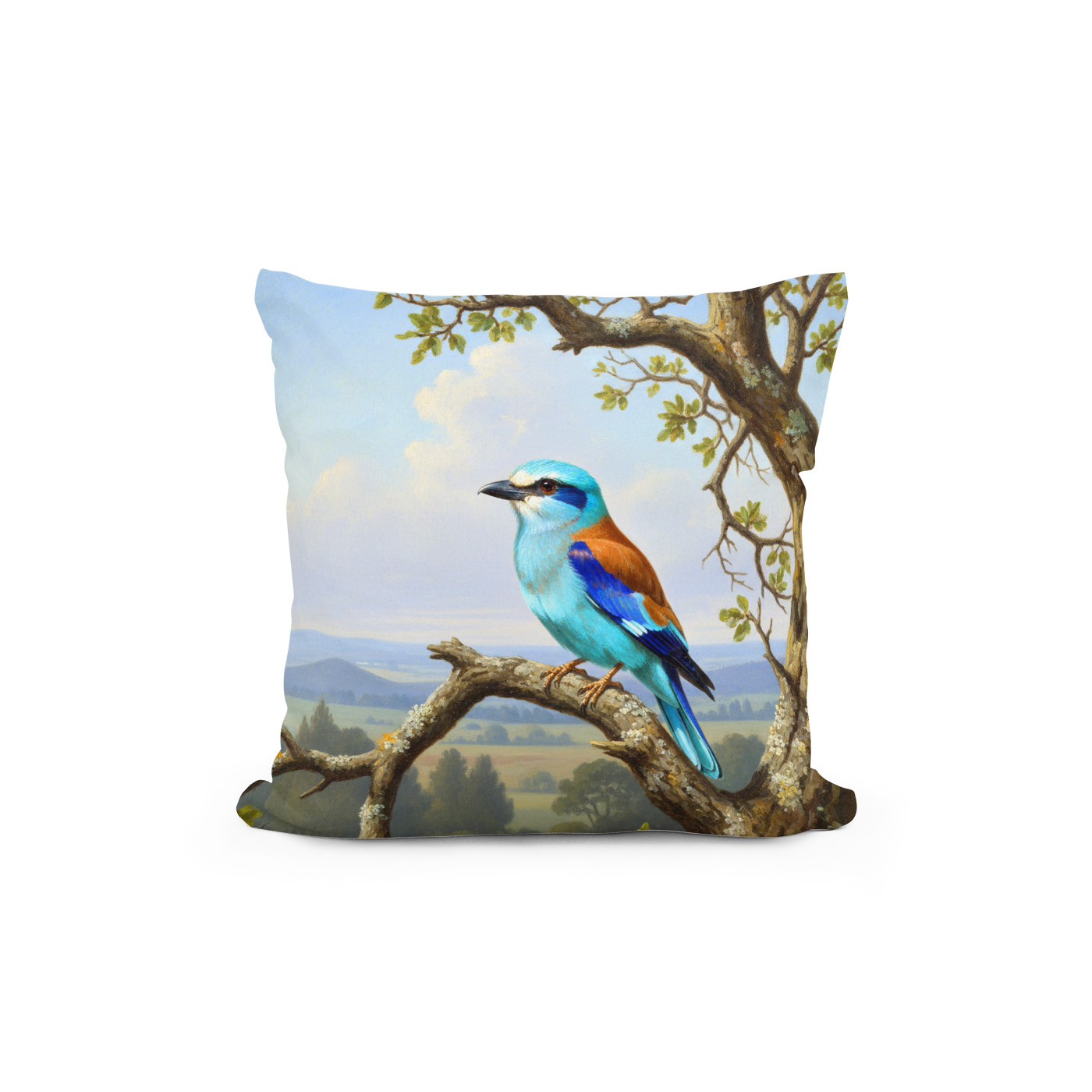 Kissen: Blauracke - europäischer Vogel - immagine 2