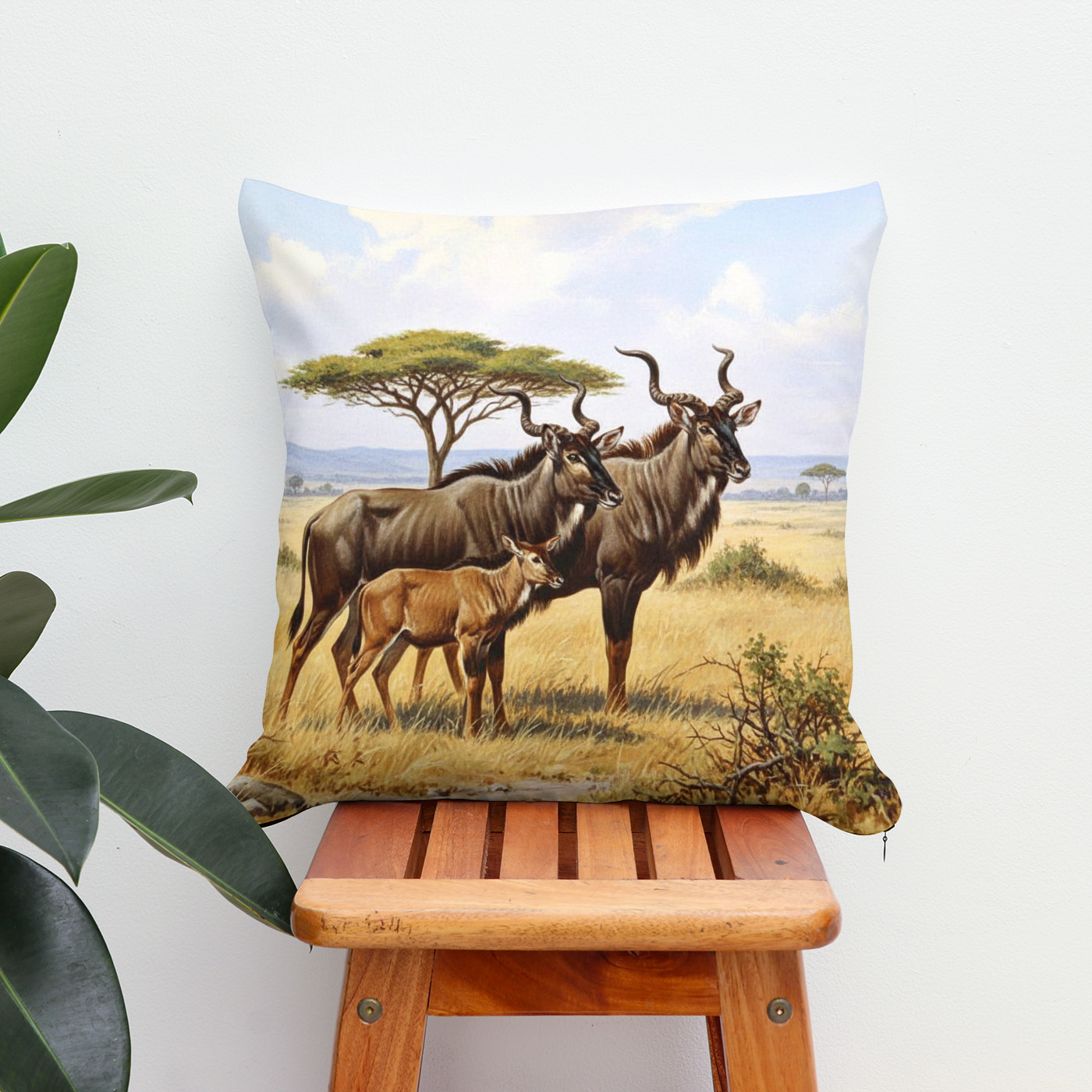 Kissen: Kudu Antilopen in Afrika
