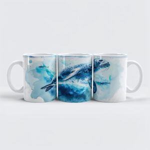 raxxa Premium-Tasse: Seal Swimming Under Ice
