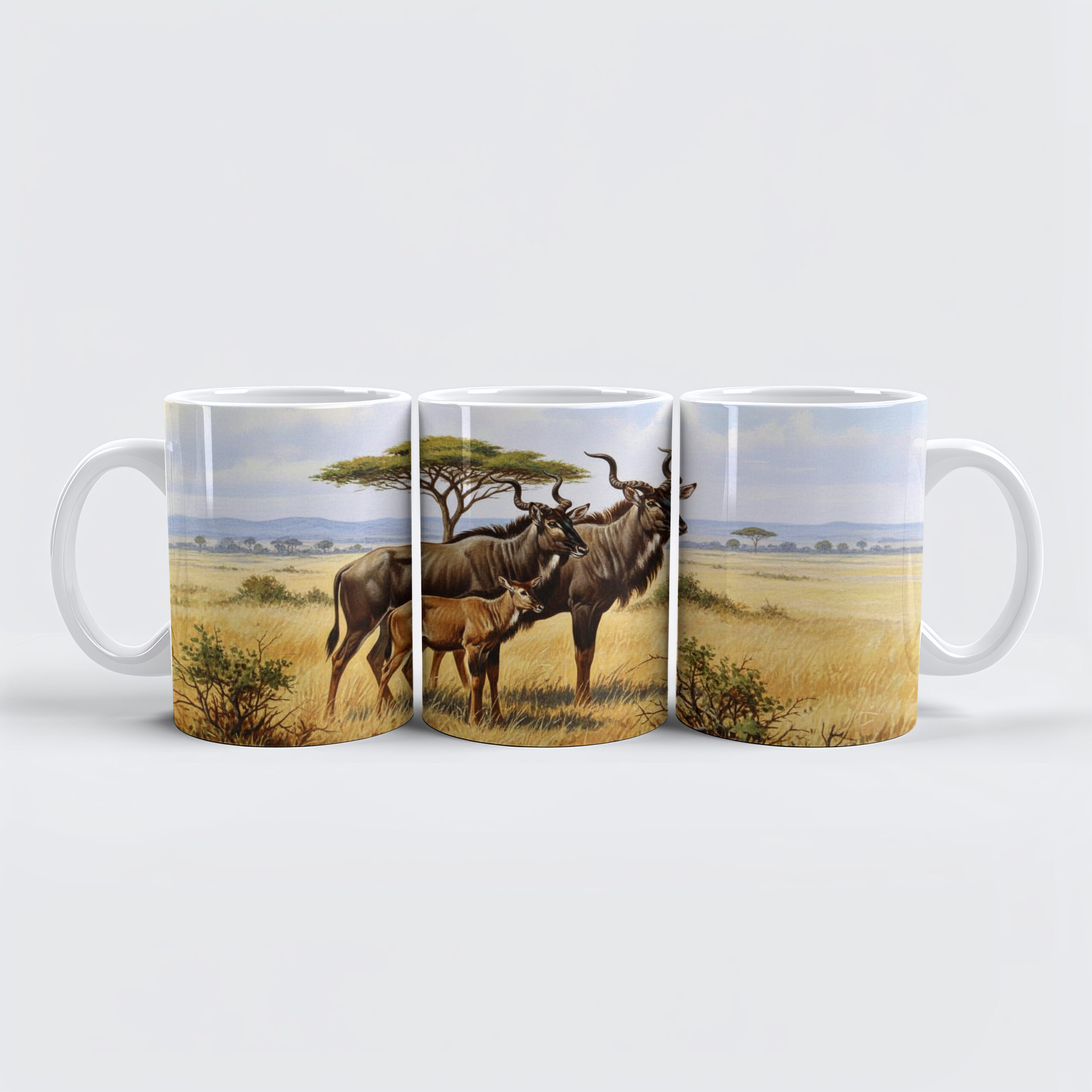 raxxa Premium-Tasse: Kudu Antilopen in Afrika