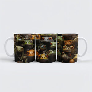 raxxa Premium-Tasse: Gruppenbild mit Fröschen