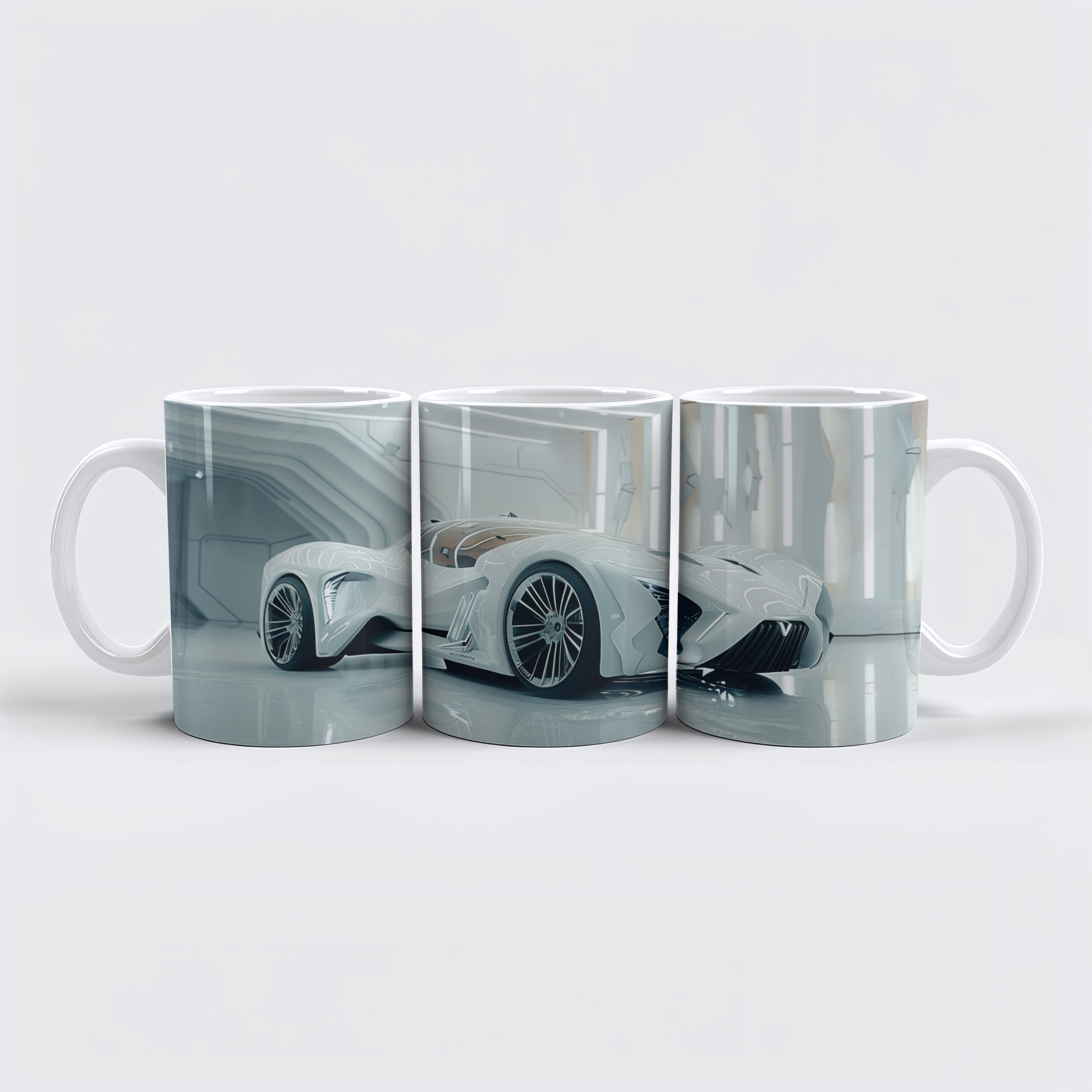 raxxa Premium-Tasse: Hypermodernes Fahrzeug in coolem Design