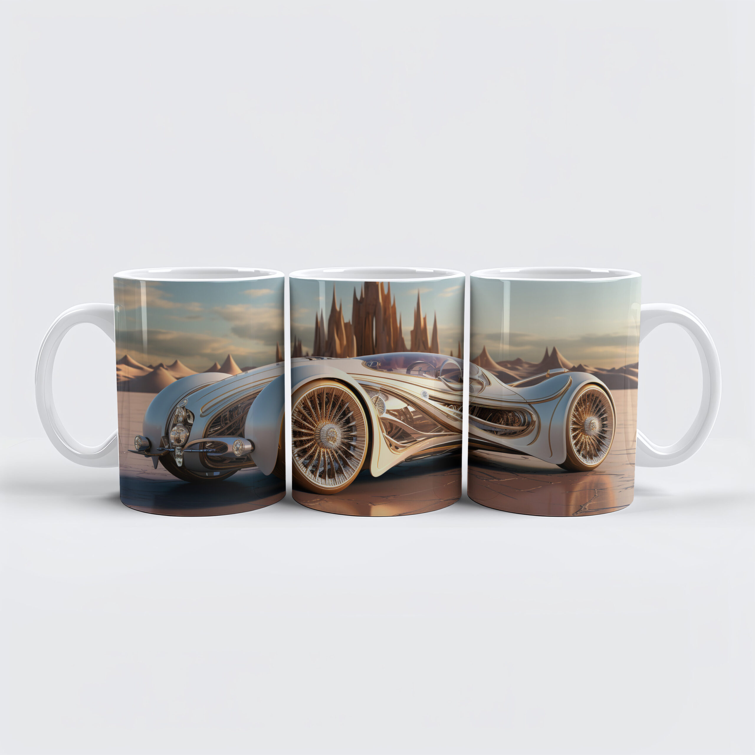 raxxa Premium-Tasse: Moderner Sportwagen in coolem Design