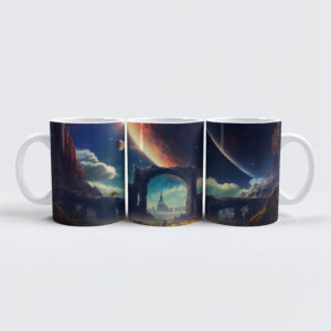 raxxa Premium-Tasse: Bizarre Architektur auf einem fremden Planeten