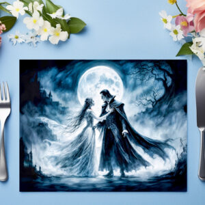 raxxa Premium-Tischset: Vampire Love Under Moonlit Sky