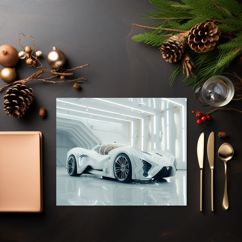 raxxa Premium-Tischset: Hypermodernes Fahrzeug in coolem Design - Imagen 3