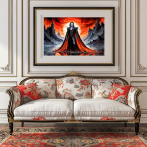 Poster: Vampire in Red Moonlight