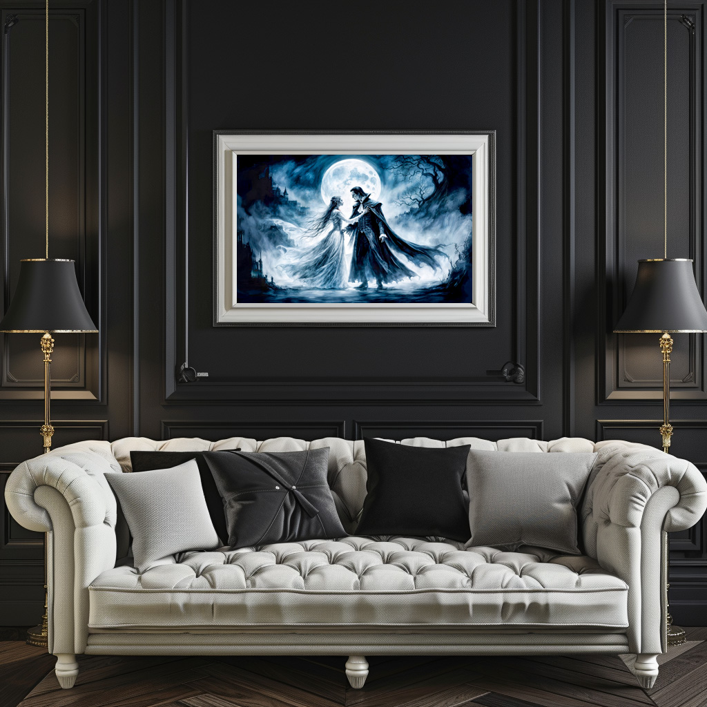 Poster: Vampire Love Under Moonlit Sky - immagine 3