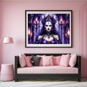 Poster: Vampire Queen in Gothic Castle