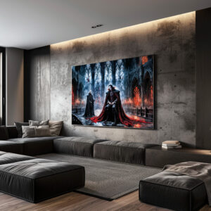 Poster: Vampires in Gothic Cathedral Hall