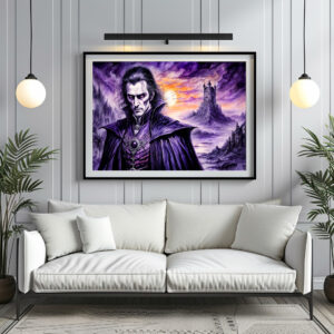 Poster: Vampire Warrior in Ruined City