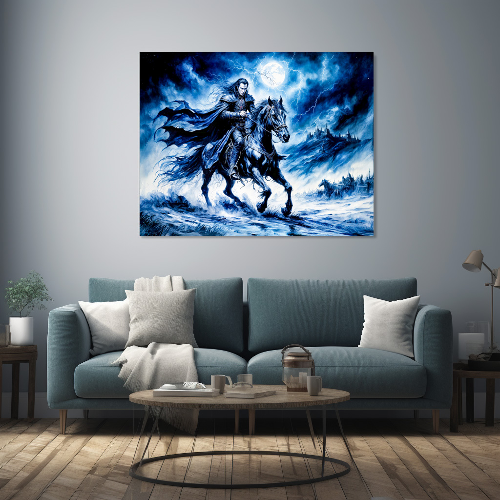 Poster: Vampire Knight Rides Through Stormy Night
