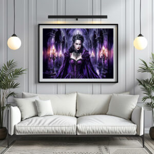 Poster: Vampire Queen in Gothic Castle
