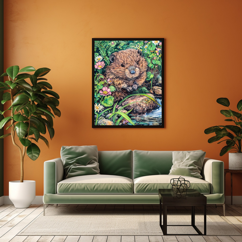 Poster: Little Beaver by Creek Bank - Imagen 3