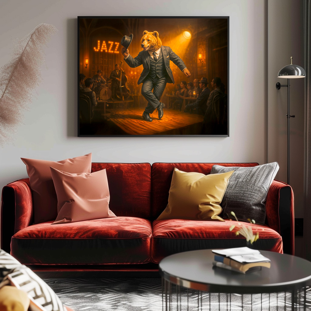 Poster: Dancing Bear Rocks a Jazz Club - immagine 2