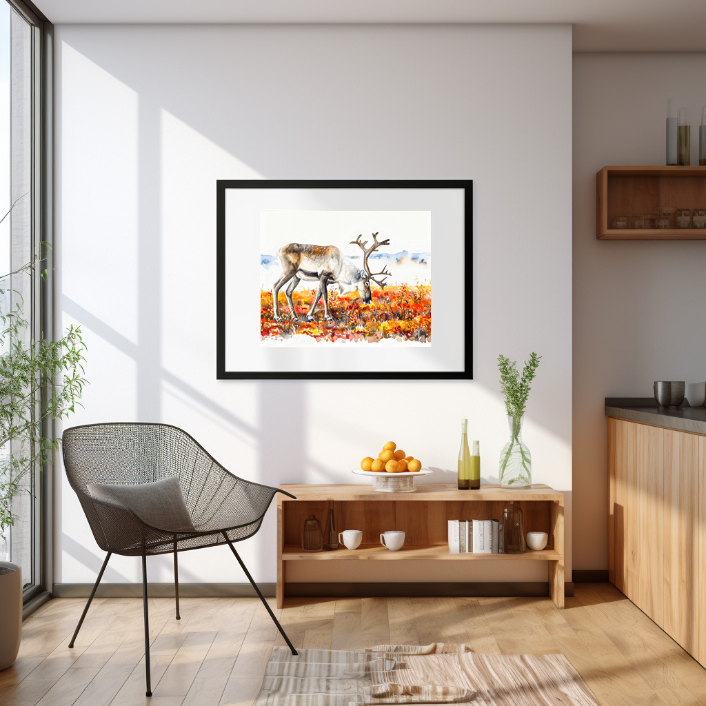 Poster: Reindeer in Autumn Tundra – Image 2