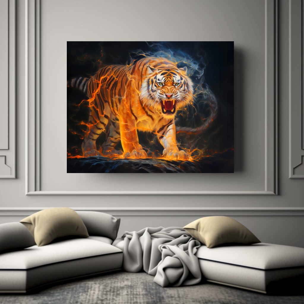 Poster: Majestic Tiger Chinese Zodiac Artistry – Bild 2