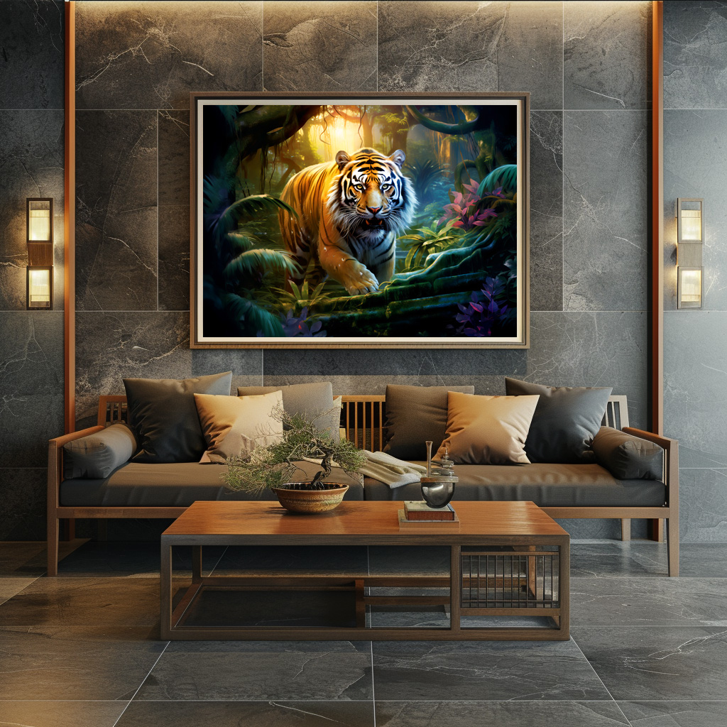 Poster: Majestic Tiger Chinese Zodiac Artistry – Bild 2